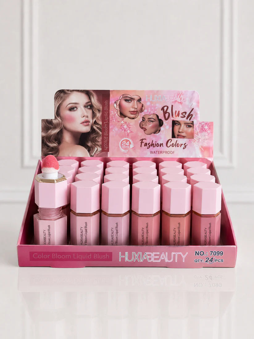 RUBOR LIQUIDO FASHION COLORS HUXIABEAUTY